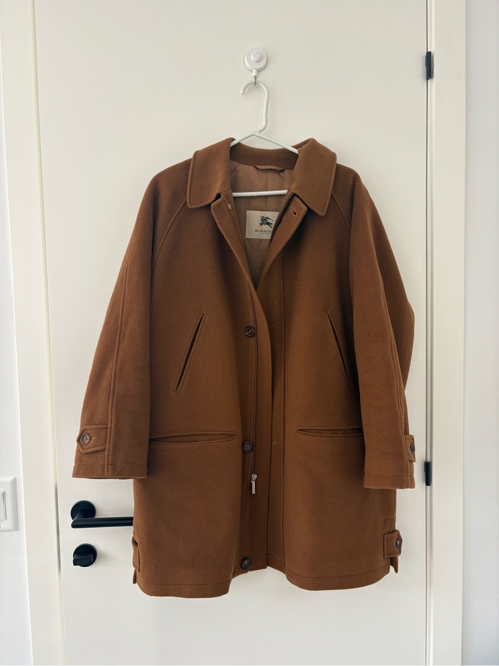 Burberry Chestnut Brown Wool Peacoat